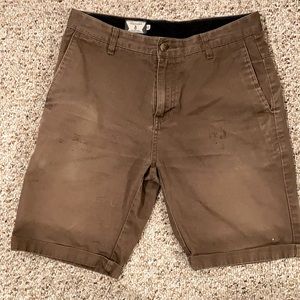 Men’s brown volcom shorts
